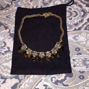 J Crew Tortoise Embellished Necklace